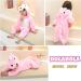 Doladola Unisex Kid's Costume Outfit | Flannel Animal Hooded Romper | Pink Dinosaur | 18-24 Months - Buy Online on GoSupps.com