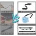 Driveloop Mask Holder - 5 Pack Mask Extensions for Adults & Children | Behind the Head Hooks (ABS) | International Shipping Available - Buy Online on GoSupps.com