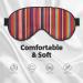 Buy Colorful Stripes Print Double-Sided Eye Mask - Soft Light-Blocking for Better Sleep | International Shipping Available - Buy Online on GoSupps.com