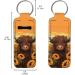 Tongluoye Lip Balm Holder Keychain for Women Men Easy to Match Various Accessories or Bags Holiday Gifts Highland Cow One Size - Buy Online on GoSupps.com