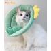AllSopets Lightweight Cat Protective Collar - Soft Recovery Cone for Cats & Puppies After Surgery - Green - Buy Online on GoSupps.com