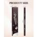 Gold Glitter Eyeliner & Black Matte Liquid Liner-Double Eyeliner Pen Metallic Shimmer Sparkling Eye Liner Eyeshadow Makeup Pencil High Pigmented Long Lasting Waterproof Smudgeproof Liner Pen for Women 02# Black+glod - Buy Online on GoSupps.com