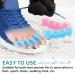 2 Pairs Toe Separators for Foot Pain Relief and Plantar Fasciitis - Correct Bunions & Hammer Toe - Toe Straighteners for Women & Men (Black) - Buy Online on GoSupps.com