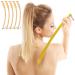 17" Curved Bamboo Wooden Back Scratchers, Back Scratchers for Men Women Adult Pregnant Woman, Best Gift for People Who Need Longer Hands, Heavy-DutyHandle with Hang Loop