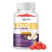 Keto Acv Gummies for Advanced Weight Loss & Belly Fat Burn - Pro Active Super Apple Cider Vinegar Gummies - Rapid Fat Burner Diet Supplement for Women Men - Sugar Free & Gluten Free (1000MG)