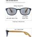 Vevesmundo Sun Reading Glasses with Blue Light Filter | Stylish Wooden Sunglasses for Men & Women | Visual Aid +1.0 to +4.0 Strength - Buy Online on GoSupps.com