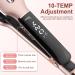 Professional Rose Gold Ceramic Hair Straightener - 4x9mm Plates Digital Temperature Control for Long Thick Hair - International Shipping Available - Buy Online on GoSupps.com