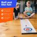 Elite Sportz Equipment Curling Game - Tabletop Family Fun Set with 4 Ft x 1 Ft Mat - Includes Bonus Travel Bag - Ages 6 & Up - Buy Online on GoSupps.com