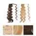 Buy Lurrose Wavy Wigs & Curly Ponytail Extensions - 2PCs Heat Resistant Clip-in Hairpieces for Women - Buy Online on GoSupps.com