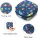 Cartoon Sea Animal Sanitary Napkin Storage Bag - Travel Makeup Organizer with Octopus, Crab, Scallop Design - Buy Online on GoSupps.com
