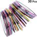 Flashing Tape Colorful Tape 30 Colors Nail Striping Tape Line Mixed Colors Nail Art Decoration Manicure DIY Nail Tip Tool for Girls Women Colored Tape Metal Tape - Buy Online on GoSupps.com