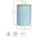 Nicola Spring Blue/Orange Patterned Porcelain Kitchenware Pot | Stylish International Shipping - Buy Online on GoSupps.com