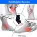 U-pick Relief Ankle Brace for Plantar Fasciitis & Heel Spur - Compression Sleeve for Achilles Tendonitis - Sports Brace for Basketball, Volleyball & Running - Black - Buy Online on GoSupps.com