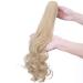 Ponytail Extension Braid with Bracket | Heat Resistant Hair Extension | 18 Golden Mix Bleach Blonde (45cm) - Natural Look & Smooth/Wavy Styles - Buy Online on GoSupps.com
