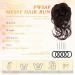 Brown Wavy Curly Hair Bun Extension with Hair Rope and Hairpin - Voluminous Bridal Hairstyle Chignon Updo Hairpiece - Buy Online on GoSupps.com