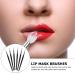 FRCOLOR 6pcs Silicone Lip Mask & Eyeshadow Brushes - Perfect Lipstick Applicator & Makeup Brushes for Women - Black 14.5x0.5cm - Buy Online on GoSupps.com