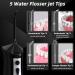 Portable Cordless Water Flosser - 5 Modes IPX7 Waterproof 300ML - Travel-Friendly Dental Cleaner with 4 Tips - Buy Online on GoSupps.com