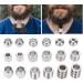 Syrisora 18 Pieces Viking Hair Beads Stainless Steel High Hardness Perfect Size Simple Design Wide Application Dread Beads - Buy Online on GoSupps.com