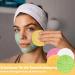 72 Pieces Reusable Compressed Facial Sponges - 4 Color Makeup & Cleaning Round Sponges for Flawless Skin - Buy Online on GoSupps.com