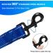 DOKI Reflective Double-Sided Nylon Dog Lead with Padded Handle - 1.2m Strong Leash for Small, Medium, Large Dogs (3.9FT Blue) - Buy Online on GoSupps.com