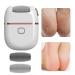 Electric Callus Remover for feet Portable Electronic Foot File Pedicure | Portable Electronic Pedicure Foot Care for Dead Skin and Pedicure at Home White