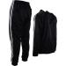 ChoiceApparel Men's Athletic 2 Piece Tracksuit Set Medium - 888 Black - Buy Online on GoSupps.com