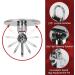 Stainless Steel Speed Bag Swivel with 360 Ball Bearing - Complete Mount Kit for Hanging Punching Speed Bag Platform Stand - Buy Online on GoSupps.com