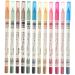 SKISUNO Eyeliner Waterproof 12 Pcs Waterproof Suit Black Waterproof Eyeliner Pencil Eyeshadow Set Make up Miss Liquid Eyeliner