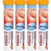 Mivolis Vitamin C effervescent Tablets - Dietary Supplements 4 Packs x 20 pcs | Germany