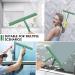 Masthome 9 Inch Silicone Shower Squeegee for Glass Doors with Hook - Ideal for Bathroom, Shower Doors, Windows, Mirrors, Tiles, and Car Windows - Includes 2 Cleaning Cloths - Buy Online on GoSupps.com