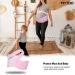 FITTOO Maternity Support Belt 3-in-1 Pregnancy Belly Band | Back Brace & Abdominal Binder | Lightweight & Breathable | Adjustable Waist Support | Pink (S-XXL) - Buy Online on GoSupps.com