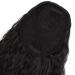 55.9 cm Curled Ponytail Extension - Long Black Drawstring Hair Part for Women | Corrugated Style - Buy Online on GoSupps.com