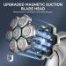 Head Shaver kensen Upgrade Head Shavers for Bald Men Electric Rotary Head Shaver with Beard Nose Hair Trimmer Wet/Dry Waterproof Rechargeable Mens Grooming Kit LED Display Gift Travel Case Silver - Buy Online on GoSupps.com