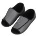 Men s Diabetic Recovery Slippers Open Toe Wide Width Edema Shoes Adjustable Walking Shoes Memory Foam Slide Slippers Footwear for Arthritis Swollen Feet Elderly Senior Indoor Outdoor Use Grey 11.5 Wide