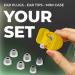Peace&Quiet Earplugs for Sleeping - Noise Cancelling Reusable 28dB Hearing Protection - 3 Sizes (S/M/L) with Travel Case - Yellow - Buy Online on GoSupps.com