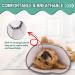 Soft Dog Cone Collar for Dog & Cat Recovery - Comfortable Alternative - Grey - M (7.5 Depth) - Buy Online on GoSupps.com