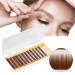 Natural False Eyebrow - 12 Pairs Eyebrow Extension Fake Eyebrow Enhancer Reusable Individual Artificial Eyebrows Makeup Supply