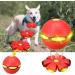 Pet toys frisbee ball flying ball for dogs flying saucer ball toys for dogs flying ball pet toy frisbee ball dog pet toys flying saucer ball dog red three lights
