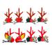 minkissy 8 Pairs Christmas hair clips antler alligator clips hair decoration antler hair barrette duckbill hair clips bill hair clips for women girls costumes Duckbill Hairpins animal
