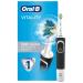 Oral-B Vitality FlossAction Electric Toothbrush with Replacement Brush Head, Black Electric Toothbrush + 1 Replacement Brush Head Black