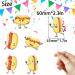 Kids' Delicious Fast Food Themed Happy Birthday Cupcake Toppers 18-Piece Set - These are the perfect hot dog-themed party baby shower party and themed birthday party decorations for boys and girls - Buy Online on GoSupps.com