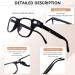 5 Pack Blue Light Blocking Reading Glasses for Men & Women - Stylish Computer Eyeglasses with Spring Hinge (1.50 Strength - Buy Online on GoSupps.com
