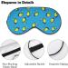 Toucan Pattern Sleep Mask - Adjustable Eye Cover for Sleeping, Blocking Light - Men and Women - Great for Night, Travel, Nap - Buy Online on GoSupps.com