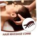 Healeved Sandalwood Gua Sha Comb - Antistatic Scalp Massage Brush for Women | Eco-Friendly Hair Tool 11x5x1.5cm | International Shipping Available - Buy Online on GoSupps.com