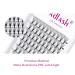 12D 0.07mm C Curl Russian Eyelash Extensions - Premade Fans | 13mm Eyelashes for Stunning Volume - Buy Online on GoSupps.com