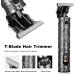 Bestauty Professional Barber Clippers Set - Cordless Beard & Nose Hair Trimmer Waterproof & Rechargeable Ideal for Haircut & Shaving (Silver - Buy Online on GoSupps.com