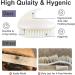 Body Exfoliating Brush for Shower | Anti-Slip Scrubber | Deep Cleansing & Softens Skin | Improves Circulation | Reduces Ingrown Hairs - 1 Pack Cream White - Buy Online on GoSupps.com