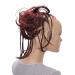 CAISHA XXL hair part hair tie daisy dutt updos with braided braids wavy synthetic fiber heat -resistant DM17cm red dark brown mix g28d red dark brown mix #2H113A G28D