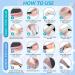Vrenmol Poly Nail Gel Set - 6 Colors French Manicure Starter Kit for Professional Nails - Blue Green Glitter Enhancement Gel for Salon & Home DIY - Buy Online on GoSupps.com