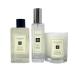 Jo Malone London Limited Edition Essentials Trio - English Pear & Freesia Cologne - Wood Sage & Sea Salt Gel Moussant - Peony & Blush Suede Candle - Travel Size - Buy Online on GoSupps.com